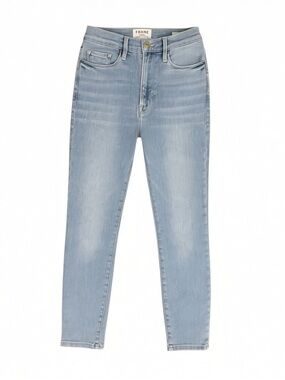 FRAME ✘ Ali High Rise Cigarette Jeans Riptide Light Wash Size 28